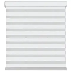 Home Collection - Persiana enrollable Twin Eclipse de 2.20 x 2.20 m Blanco