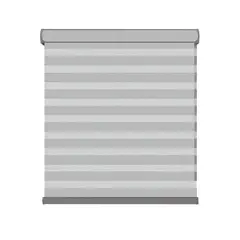 Home Collection - Persiana enrollable Twin Eclipse de 2.45 x 2.80 m Gris