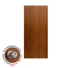 Provepuertas - Puerta Tambor MDF Odisea Café 80 x 213 cm
