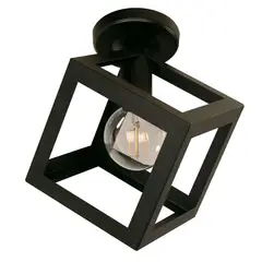 Ikelite Design - Lámpara de techo Ankaa de 1 luz E27 Negro