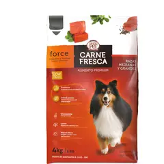 Gpet carne fresca - Alimento para Perro Grandpet Carne Fresca Force 4 Kg