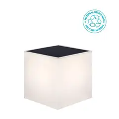 New Garden - Arbotante solar LED para muros exteriores Wally de luz cálida Blanco