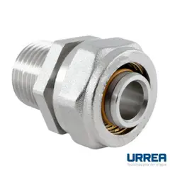 Urrea - Adaptador Macho 1/2" x 1/2"