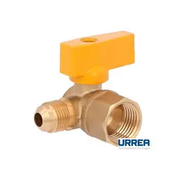Urrea - Válvula de Control Flare 1/2" a 3/8"