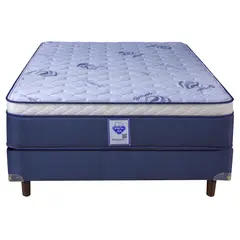 Spring Air - Juego colchón y box queen size Sanitized