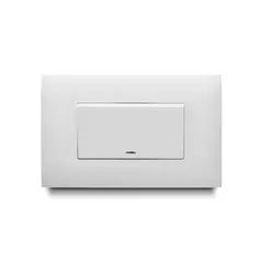 Veto - Apagador Escalera Simple de 15 Amp con Luz Piloto, Blanco