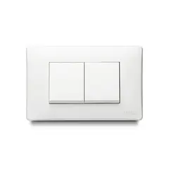 Veto - Apagador Escalera Doble de 15 Amp, Blanco