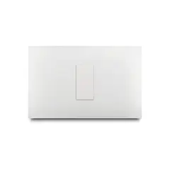 Veto - Placa Ciega con Bastidor Vive, color blanco