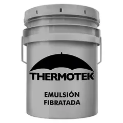 Sika - Impermeabilizante Asfáltico Emulsión Fibratada Thermotek - 19 litros - Café Oscuro