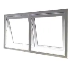 Holztek - Proyectante S4500, Marco Blanco, Cristal Termopanel, Vidrio Claro 90-100/140-150