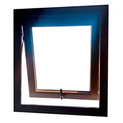 Holztek - Proyectante S4500, Marco Foliado, Cristal Termopanel, Vidrio Claro 80-90/80-90