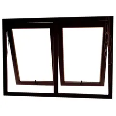 Holztek - Proyectante S4500, Marco Foliado, Cristal Simple, Vidrio Claro 70-80/130-140