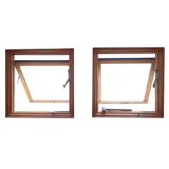 Holztek - Proyectante S4500, Marco Foliado, Cristal Termopanel, Vidrio Satinado 90-100/50-60