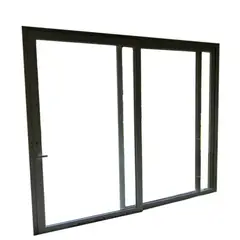Holztek - Pta Corrediza 2H XX, S920, Marco Blco, Cristal Simple, Vidrio Claro 160-170/230-240