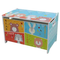 Just Home Collection - Baúl Infantil organizador Zoo