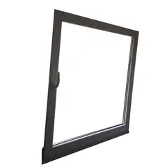 Holztek - Oslbat/batiente Der-Iz, S4500, Mco Blanco, Cristal TP, Vidrio Claro 60-70/120-130