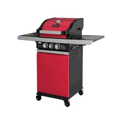 Mr Beef - Parrilla de Gas 2 Quemadores Rojo