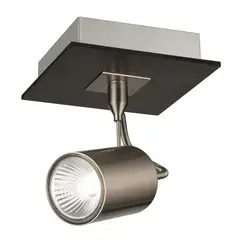 Casa Bonita - Aplique de techo New Montreal de 1 luz tipo GU10 Níquel