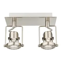 Just Home Collection - Lámpara de Barra New Ottawa 2 Luces Gu10