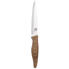 Just Home Collection - Cuchillo papero mango plástico y madera 17 centímetros