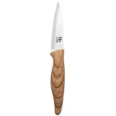Just Home Collection - Cuchillo papero mango plástico y madera 8 centímetros