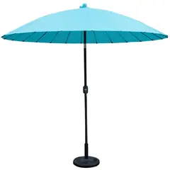 Just Home Collection - Quitasol 2.7 M Shanghai Al+Uv50 Aqua