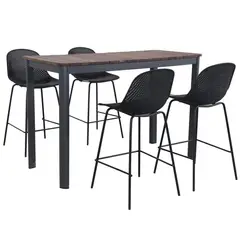 Just Home Collection - Juego de Bar Montpellier 4 Personas