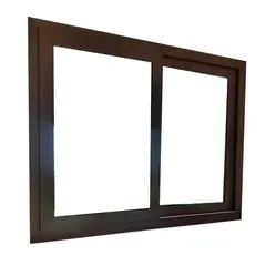 Holztek - Corredizo 2H OX-XO, S920, Marco Foliado, Cristal TP, Vidrio Claro 150-160/60-70