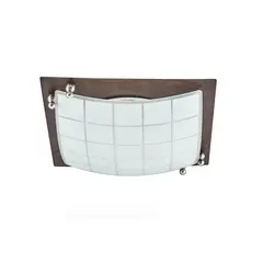 Just Home Collection - Lámpara Plafón Curvo 2 Luces E27