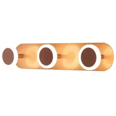 Just Home Collection - Lámpara de Espejo Led 3 Round ip44 ln