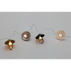 Just Home Collection - Guirnalda de baterías Vintage LED 200 cm