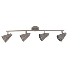 Just Home Collection - Lámpara de Barra Salute 4 Luces E14