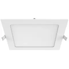 Dairu - Panel LED empotrable cuadrado de 18W Luz fría