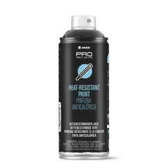 Montana Colors - Spray Pro Alta Temp Negra 400Ml