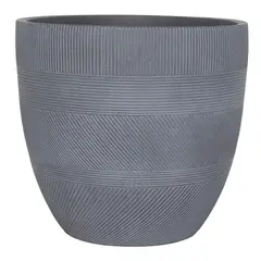 Just Home Collection - Maceta Viena Plomo 42 x 39 cm