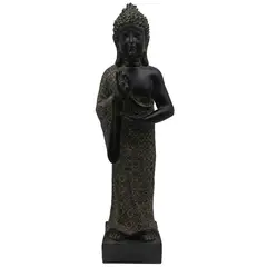 Just Home Collection - Buda de pie de poliresina 15.5x13x50.5 cm.