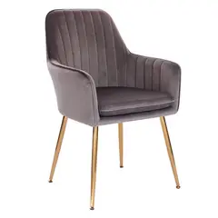 Just Home Collection - Silla Jaca velvet gris