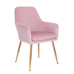 Just Home Collection - Silla Jaca Velvet rosa