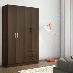 Casa Bonita - Clóset 4 puertas 2 cajones avellana