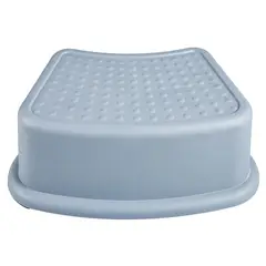 Just Home Collection - Banco Infantil de plástico gris