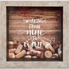 Just Home Collection - Cuadro Cork Nine 29x29cm