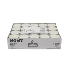 Just Home Collection - Set 80 Tealights con Aroma Blanco