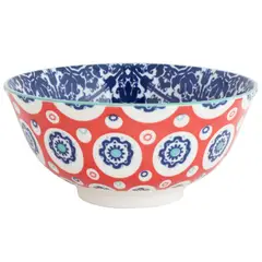 Just Home Collection - Bowl diseño azul/ naranja 15 centímetros