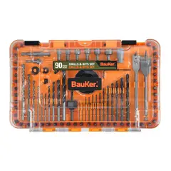 Bauker - Set de 90 Pzas Brocas y Dados