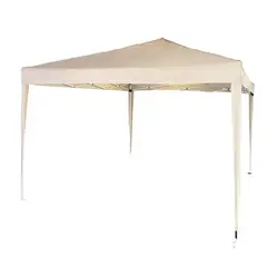 Just Home Collection - Toldo Plegable Taupe 3 x 3 Metros