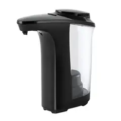 Just Home Collection - Dispensador Electrónico Negro 480 ml