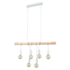 Just Home Collection - Lámpara Colgante Hang 6 Luces E27