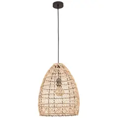 Just Home Collection - Lámpara Colgante Cono Terra 1 Luz E27
