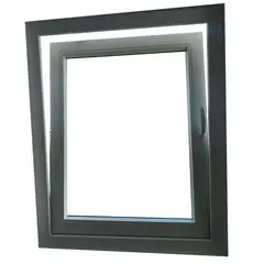 Holztek - Oslbat/batiente Der-Iz, 4500, Mco Blco, Cristal Simple, Vidrio Claro80-90/140-150