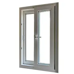 Holztek - Corredizo2H OX-XO, Monorriel, Mco Blanco, Cristal simp, Vidrio Claro 90-100/130-140